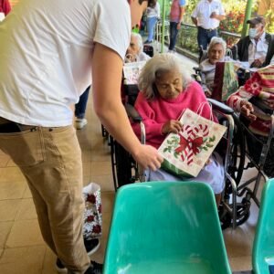Santa For Seniors Christmas gift delivery to elderly residents in El Salvador