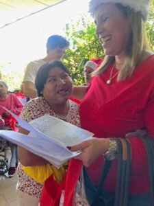 Santa For Seniors Christmas gift delivery to elderly residents in El Salvador